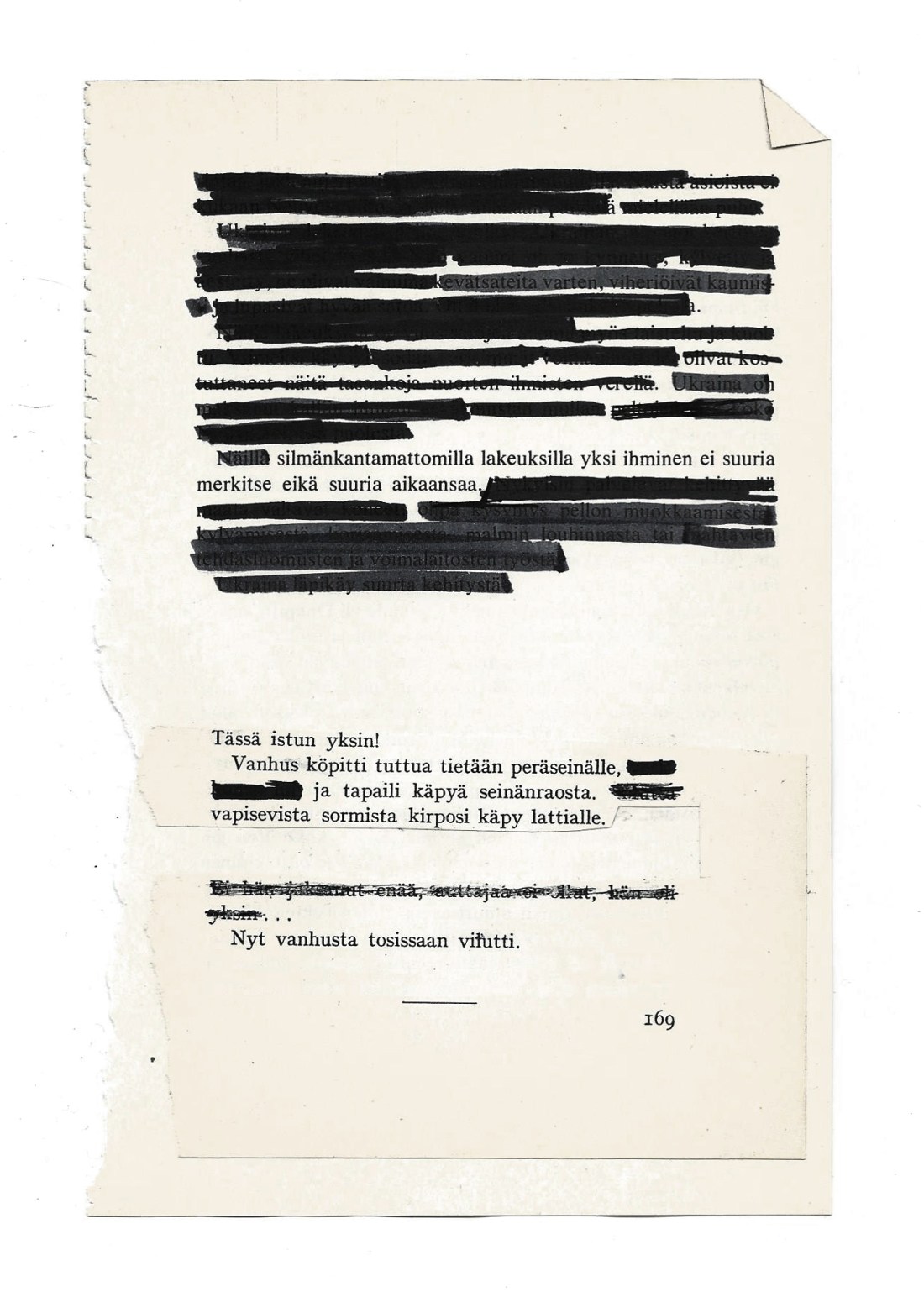 ISTUN YKSIN - I SIT ALONE