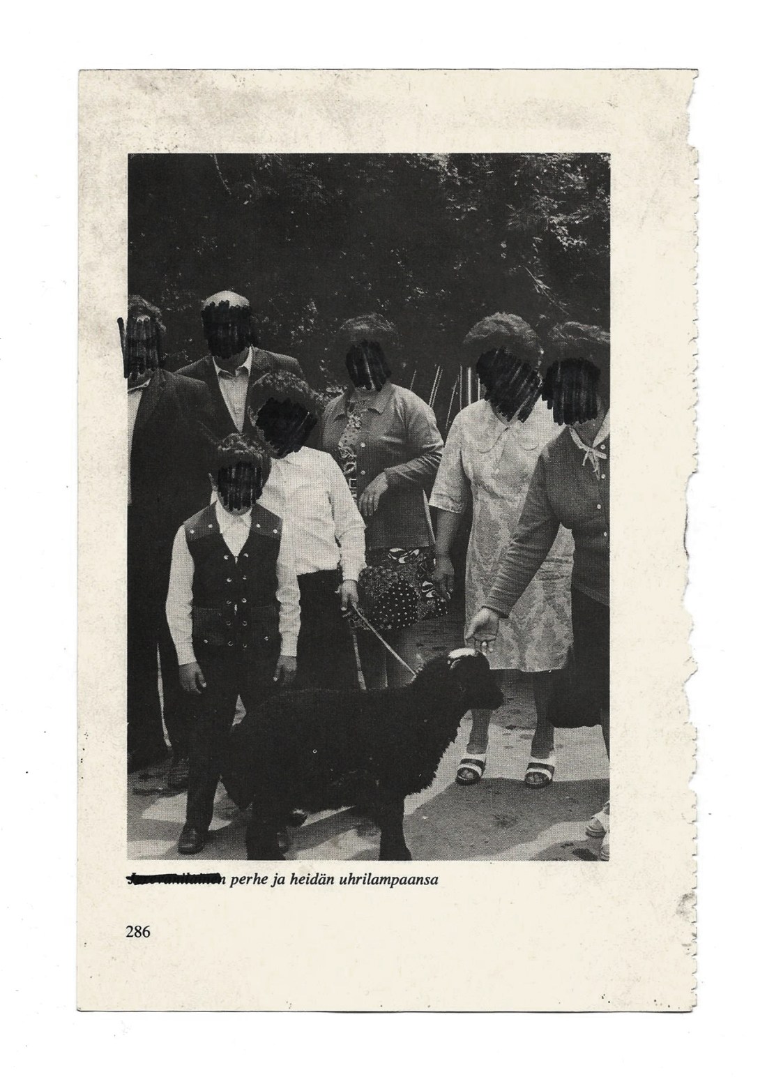 PERHE JA HEIDÄN UHRILAMPAANSA - FAMILY AND THEIR SACRIFICAL SHEEP